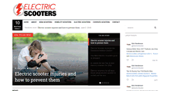 Desktop Screenshot of electricscooters.com